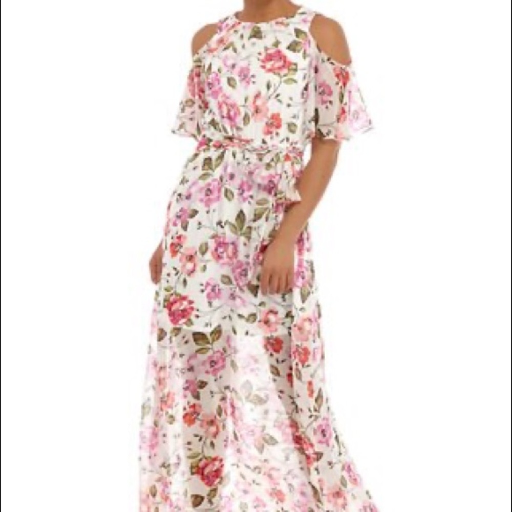 Easter Calvin Klein Floral Dress NWT